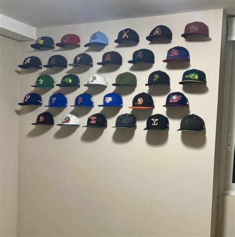 wall mounted hat racks for baseball caps